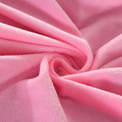 Full Body U Shape Velvet Pillow - Pink Grey