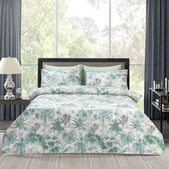 6 PCs Reversible Cotton Duvet Cover Set - Grandiose