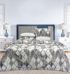 4 Pillows King Bed Sheet - Mughal Empire