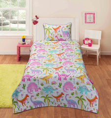 Cartoon Character Bed Sheet - Dinosaur 🦖