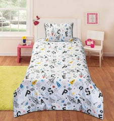 Cartoon Character Bed Sheet - Space