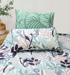 Pure Cotton Fitted Sheet Set - Flora