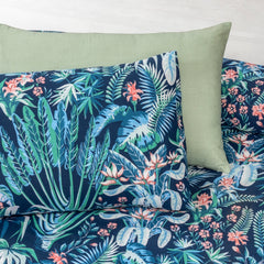 6 PCs Reversible Cotton Duvet Cover Set - Davina