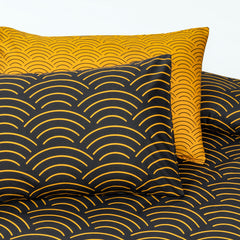 6 PCs Reversible Cotton Duvet Cover Set - Orion