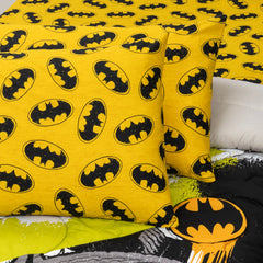 4-Piece Kids Cartoon Character Printed Bedspread Set - Batman