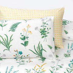 6 PCs Reversible Cotton Duvet Cover Set - Fresh Field