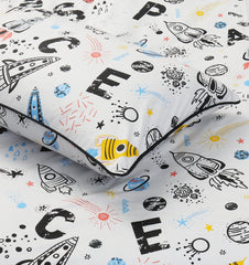 Cartoon Character Bed Sheet - Space
