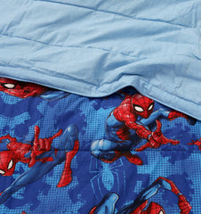 4-Piece Kids Cartoon Character Printed Bedspread Set - Spider Man