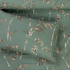 6 PCs Reversible Cotton Duvet Cover Set - Marie Gold