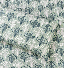 Pure Cotton Fitted Sheet Set - Splatter Green