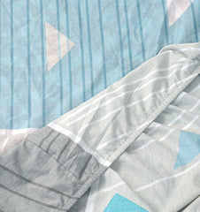 Pure Cotton Fitted Bed Sheet - Prism