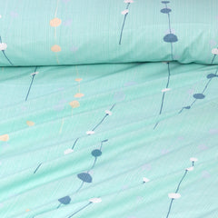 6 PCs Reversible Cotton Duvet Cover Set - Floresia