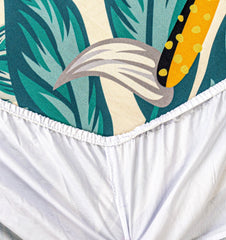 4 Pillows Egyptian Cotton Fitted Bed Sheet - Floral Glow