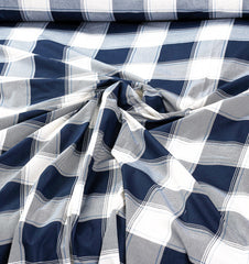 4 Pillows Cotton Bed Sheet - Checks