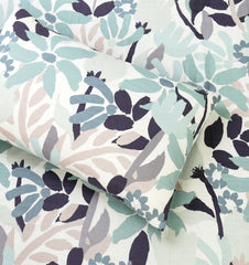 Pure Cotton Fitted Sheet Set - Flora