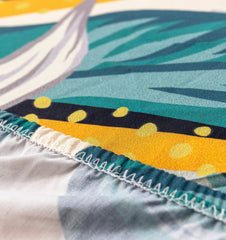 4 Pillows Egyptian Cotton Fitted Bed Sheet - Floral Glow