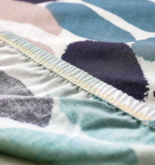 Pure Cotton Fitted Sheet Set - Flora