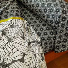 Pure Cotton Bed Sheet Set - Spicy Leaves