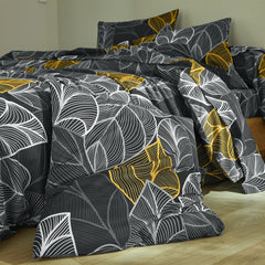 Pure Cotton Bed Sheet Set - Paradise Leaves