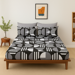 Pure Cotton Fitted Sheet Set -