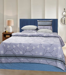 4 Pillows Cotton Bed Sheet - Bailey