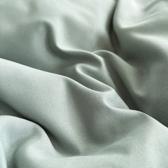 Pure Cotton Reversible Duvet Cover Set - Pistachio & Beige