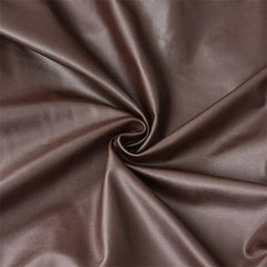 Waterproof Faux Leather Dining Seat Covers - Dark Brown
