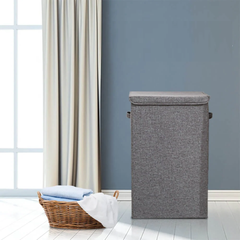 Cotton Jute XXL Foldable Laundry Basket