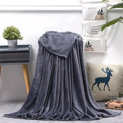 Super Soft Plain Fleece Blanket