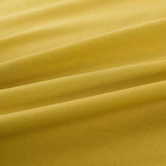 Cotton Sateen Plain Bed Sheet - Lime Yellow