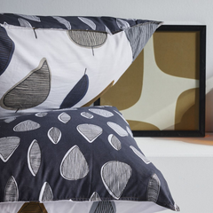Pure Cotton Bed Sheet Set - Leaves