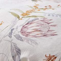 6 PCs Reversible Cotton Duvet Cover Set - Lilly