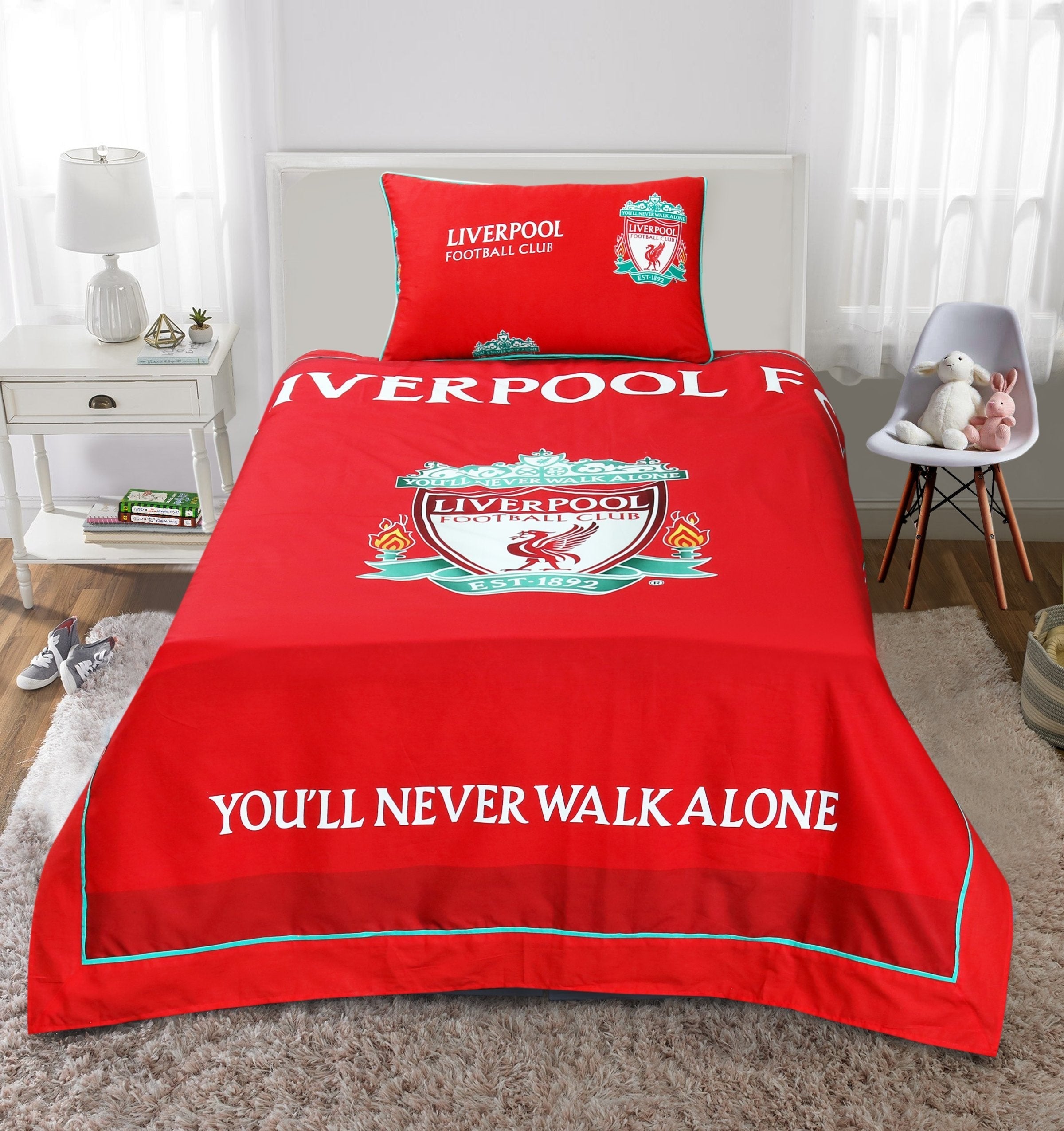 Cartoon Character Bed Sheet - Liverpool