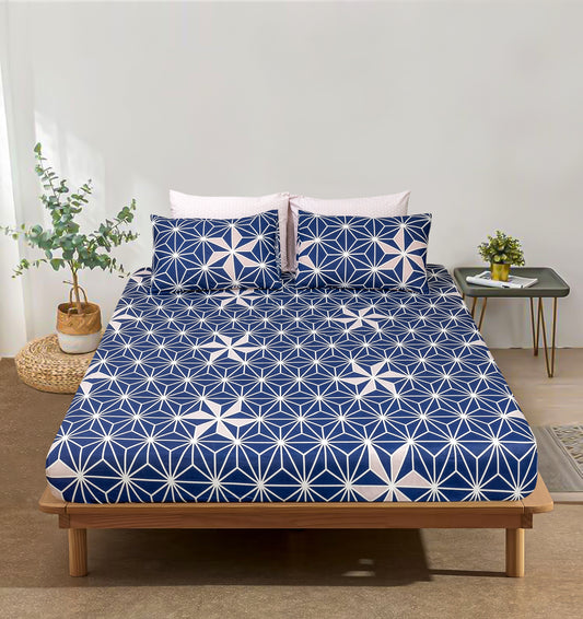 Pure Cotton Bed Sheet Set - Tache Star