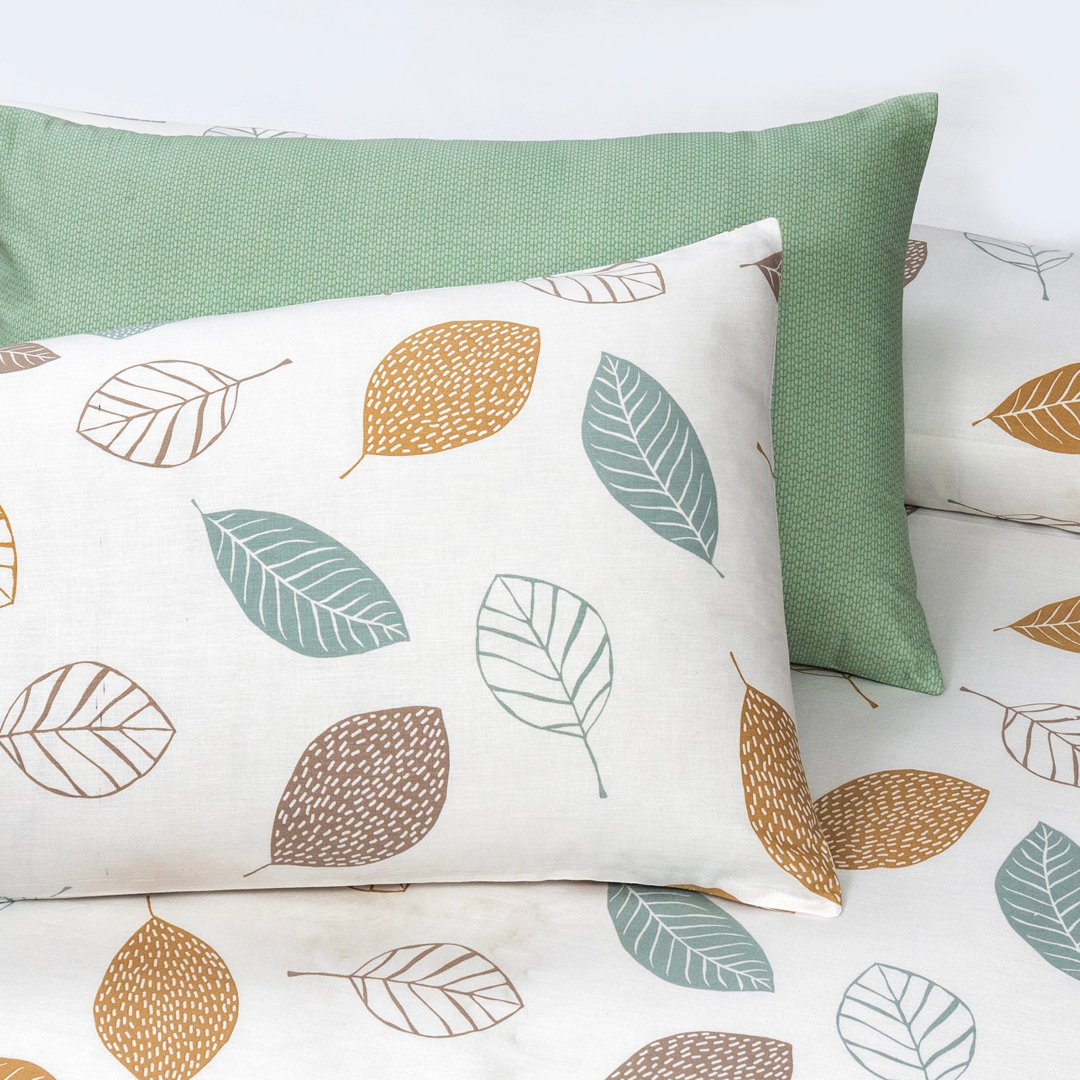 Pure Cotton Fitted Sheet Set - Springs