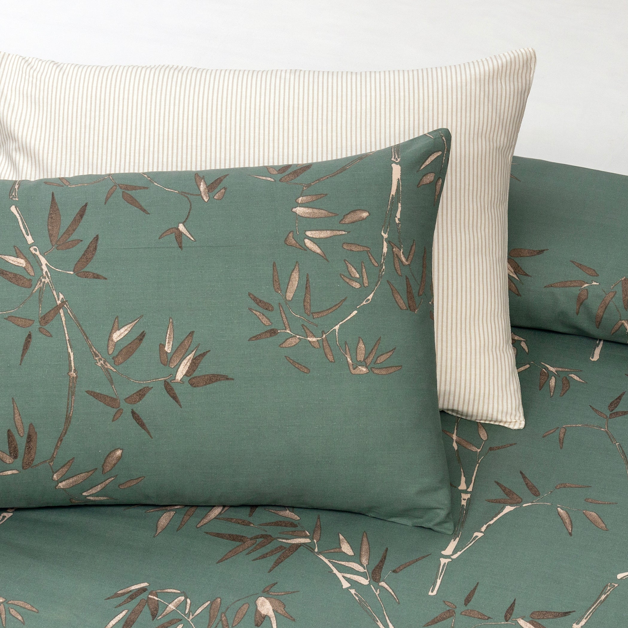 6 PCs Reversible Cotton Duvet Cover Set - Marie Gold