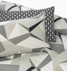 Pure Cotton Bed Sheet Set - Curve Angles