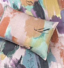 Pure Cotton Fitted Sheet Set - Canvas Strokes