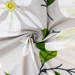 6 PCs Reversible Cotton Duvet Cover Set - Jasmine