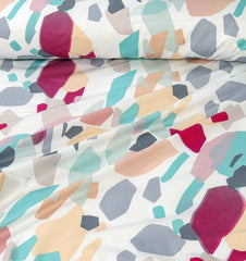 Pure Cotton Bed Sheet Set - Bubblegum