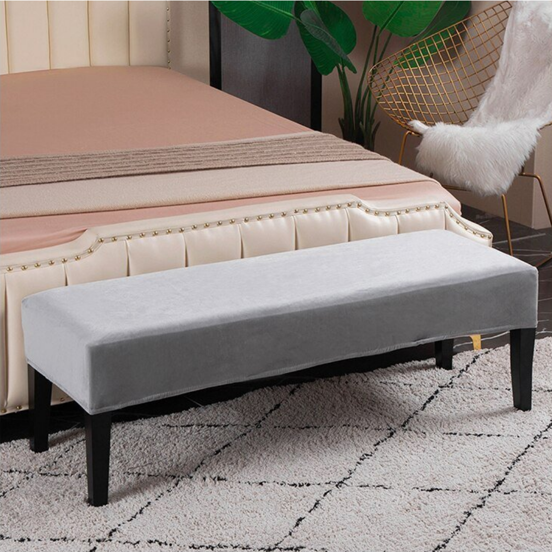 Bed Side Seatee Velvet Cover