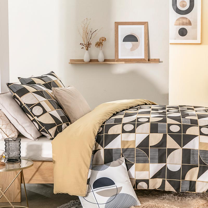 Pure Cotton Bed Sheet Set - Bold Brown