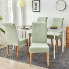 Stretchable Velvet Dining Chair Covers.