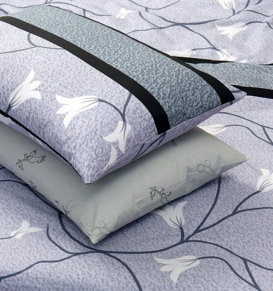 4 Pillows Cotton Bed Sheet - Bailey