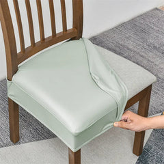 Waterproof Faux Leather Dining Seat Covers.