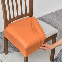 Waterproof Faux Leather Dining Seat Covers.