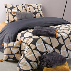 Pure Cotton Bed Sheet Set - Abstract Wall