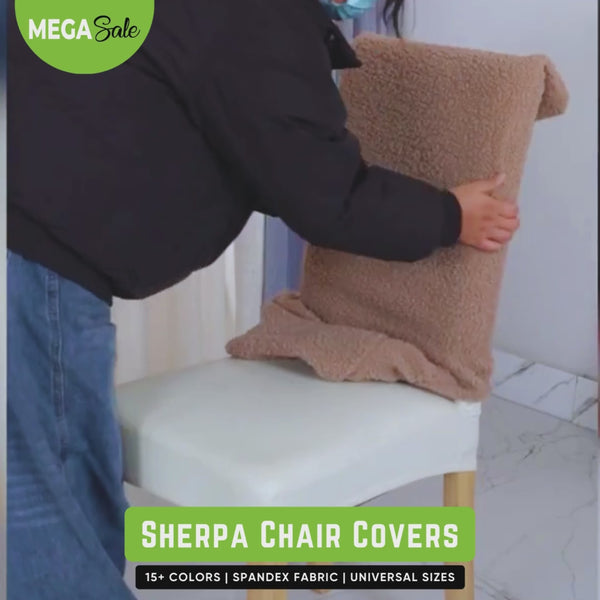 Premium Quality Sherpa Fabric Dining and Seat Covers