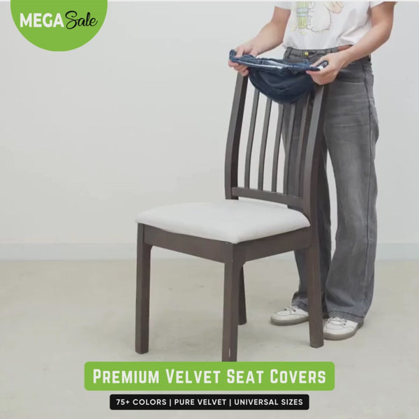 330 GSM Milky Stretchable Velvet Seat Covers