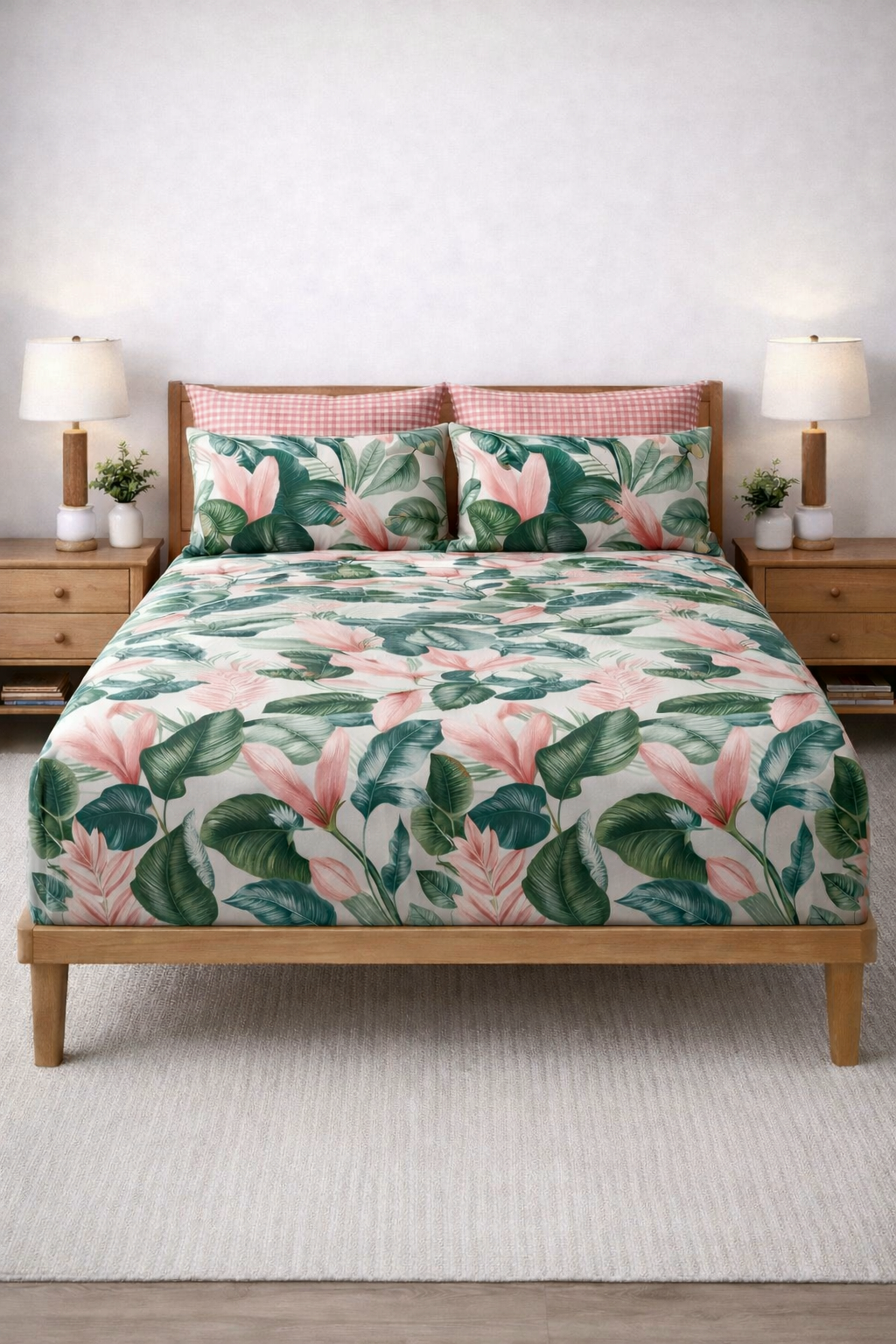 Pure Cotton Fitted Sheet Set - Florence